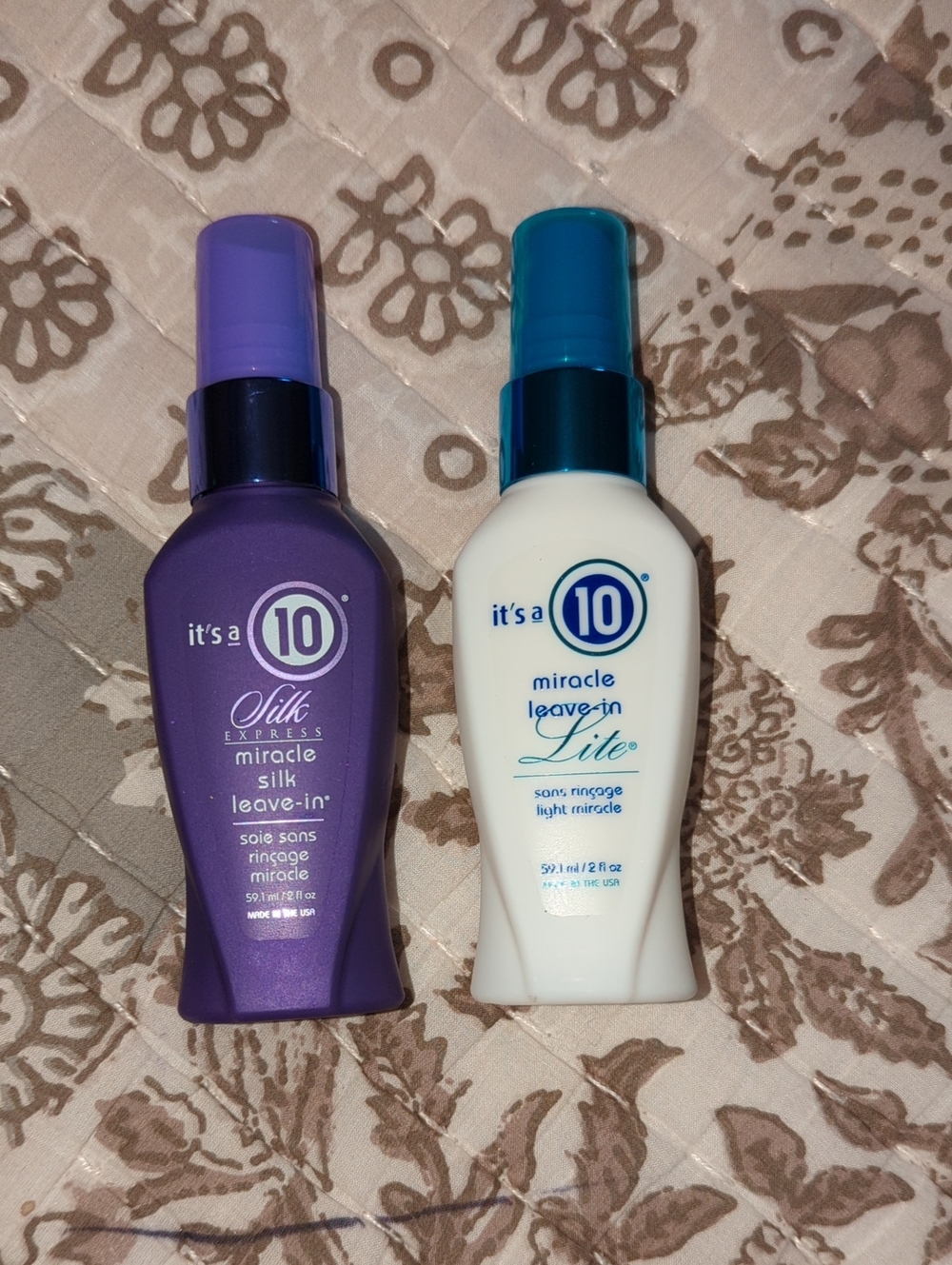 Bundle -It's a 10 Miracle Leave-In Duo — Purple & White Bottles